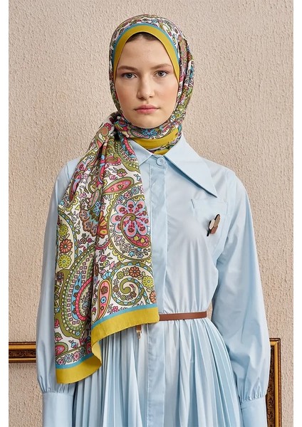 Sarı Ed Scarf Celebrity Bliss Şal