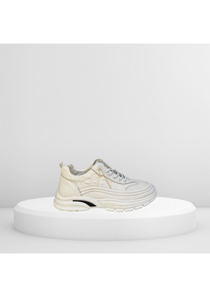 Erkek Casual Lastik Bağcıklı Embos Deri Ayakkabı 2525Y562