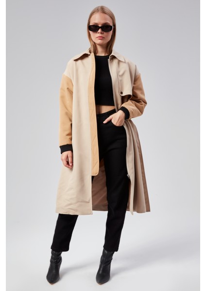 Kadın Regular Astarlı Trençkot