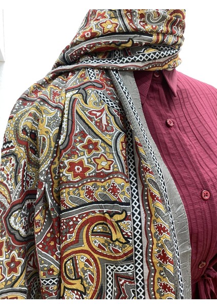 Etnik Desen Crash Şal modelleri