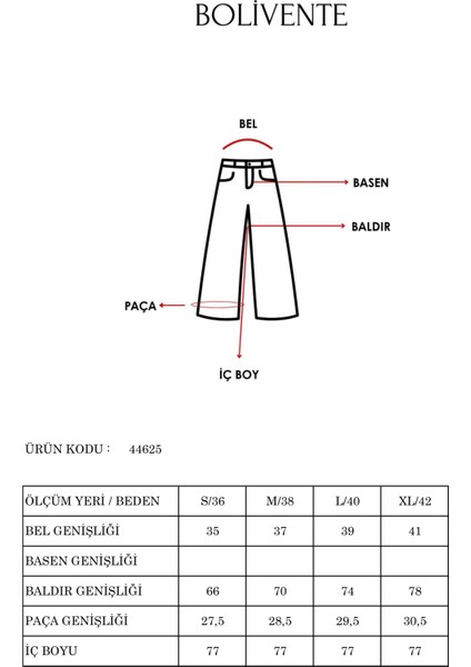 Kadın Garnili Bol Paça Pantolon fiyatları
