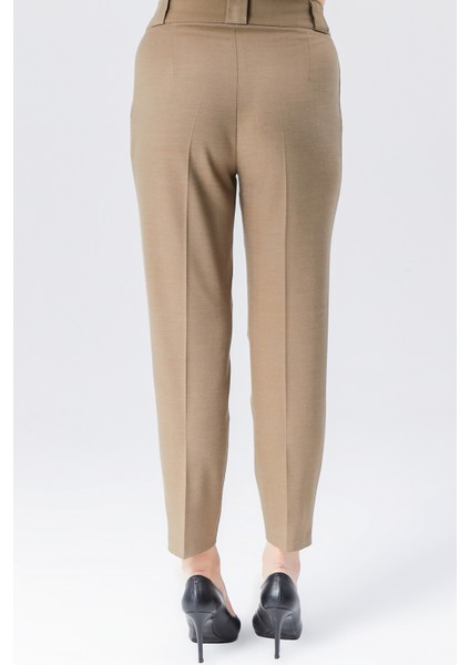 Kadın Havuç Model Dokuma Pantolon