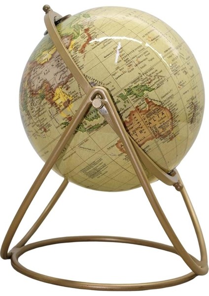Dünya Küre Stantlı Dekoratif Döner World Globe SL586-C 30CM