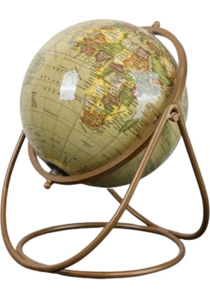 Dünya Küre Stantlı Dekoratif Döner World Globe SL586-C 30CM