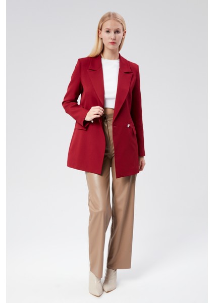 Oversize Dokuma Blazer Ceket