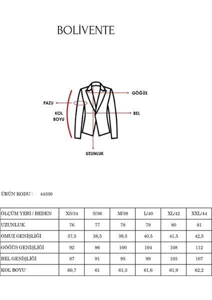 Oversize Dokuma Blazer Ceket