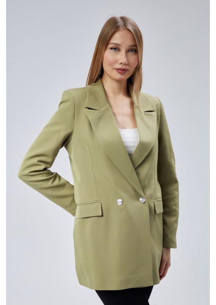 Oversize Dokuma Blazer Ceket