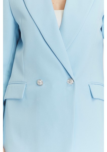 Oversize Dokuma Blazer Ceket