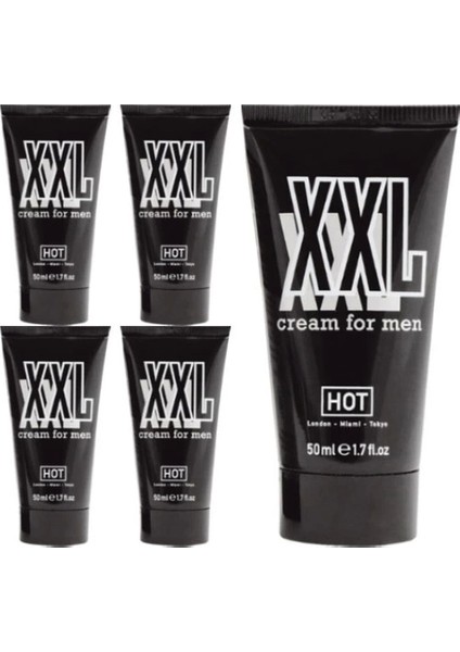 Hotxxl Erkeğe Özel 50 ml 5 Adet Krem
