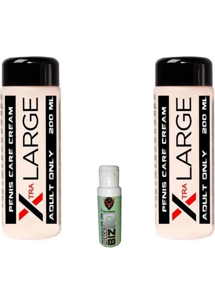 Hintohu Uzun Lü Geceler Için Erkeklere Özel X-Large Crem x 2 / BIZ10 Mesaj Yağı Ile - Men's Special X-Large Crem x 2 For Long And Strong Nights / With BIZ10 Message Oil