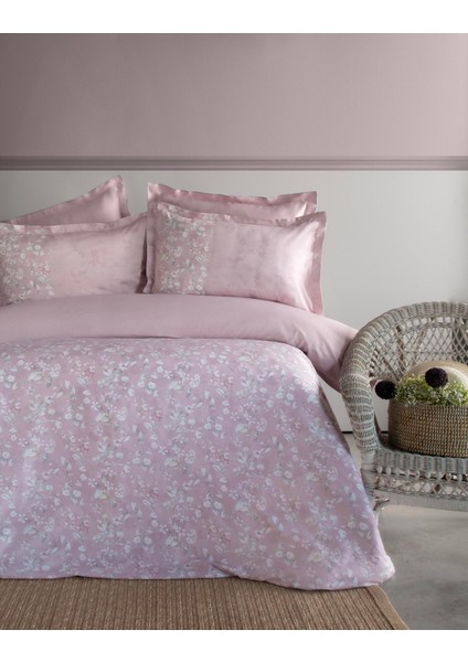 Kıng Sıze Elegance Stn Nevresim Tak.franny Rose - Nevresım