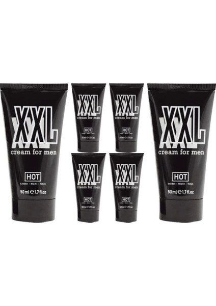 Hotxxl 6 Tane Erkeğe Özel 50 ml Krem