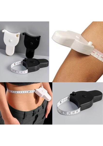 Bakgelal Otomatik 152 cm Teleskopik Vücut Ölçüm Mezurası , Diyet, Spor ve Gelişim Takibi,vücut, Bel, Kol, Kalça Ölçümü Için modelleri