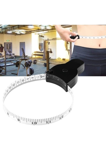 Bakgelal Otomatik 152 cm Teleskopik Vücut Ölçüm Mezurası , Diyet, Spor ve Gelişim Takibi,vücut, Bel, Kol, Kalça Ölçümü Için indirimleri