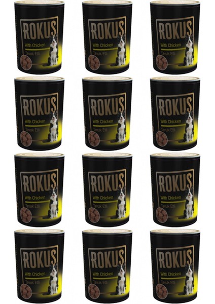 Tavuklu Yetişkin Köpek Konservesi 410GR - 12 Adet