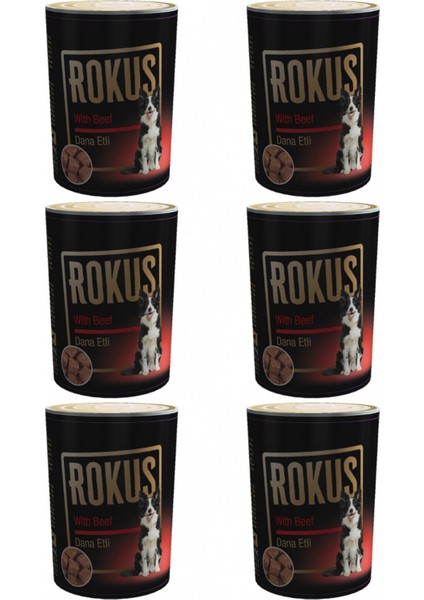 Dana Etli Yetişkin Köpek Konservesi 410GR - 6 Adet