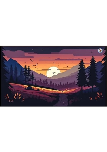 Günbatımı Desenli 70X30 Mouse Pad