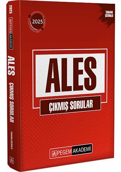2025 Ales Tamamı Çözümlü Çıkmış Sorular