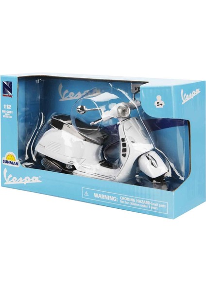 57243 Sun- Vespa Gts 300 Super Beyaz Motor 1:12 modelleri