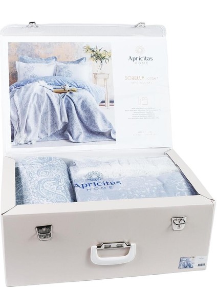 Çift Kişilik Tımeless Set Sorella Cobalt - Yatak Ortusu