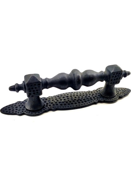 Antika Tarz Dekoratif Pirinç Ağır Kapı Çekme Kolu - Küçük, 215X40 Mm, Oksit
