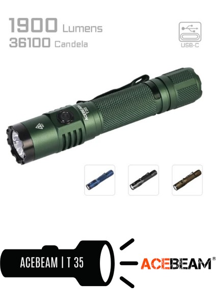 T35 Taktik LED El Feneri