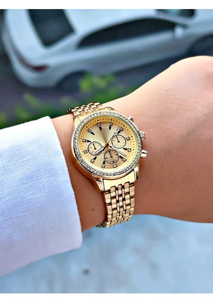 QL33F2SQ4 Altın Renk Vintage Kadın Kol Saati fırsatları