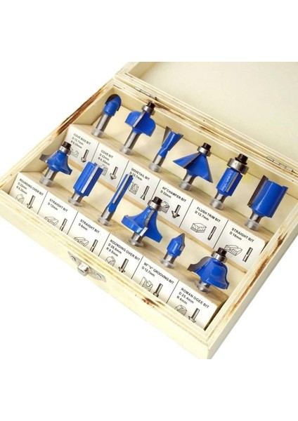 TH03039 8mm 12’li Freze Bıçak Setleri