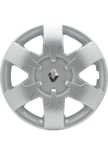 Renault Kangoo Trafic Master 16" Inç Uyumlu 4 Adet 1 Takım Gri Kırılmaz Jant Kapağı
