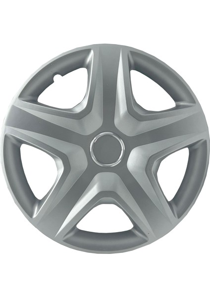 Renault Kangoo Trafic Master 16" Inç Uyumlu 4 Adet 1 Takım Gri Kırılmaz Jant Kapağı