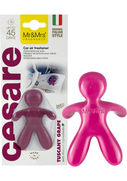 Cesare - Oto Araç Kokusu, Araba Klima Kokusu, Oto Kokusu - Tuscany Grape