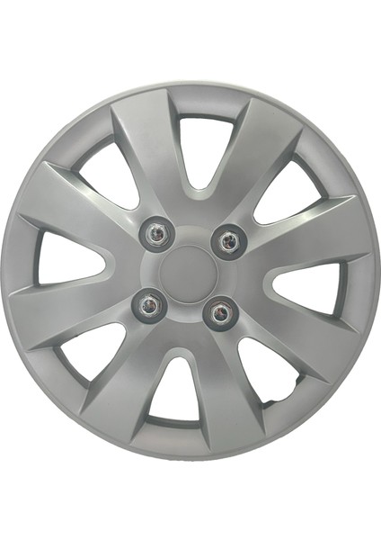 Fiat Doblo Fiorino 14" Inç Uyumlu 4 Adet 1 Takım Gri Kırılmaz Jant Kapağı