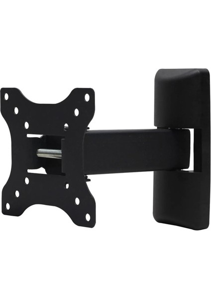 Tüm Markalara Uyumlu 10"-27" Tek Kollu Hareketli Kilitli Duvar Askı Aparatı Su Terazili