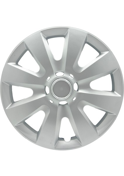 Peugeot 206 207 208 15" Inç Uyumlu 4 Adet 1 Takım Gri Kırılmaz Jant Kapağı