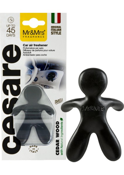 Cesare - Oto Araç Kokusu, Araba Klima Kokusu, Oto Kokusu - Cedar Wood
