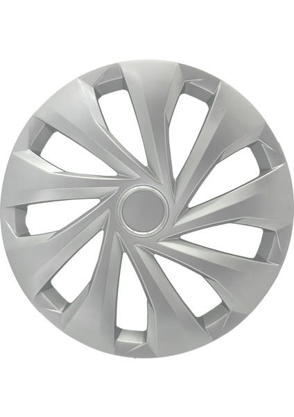 Toyota Yaris Auris Verso 15" Inç Uyumlu 4 Adet 1 Takım Gri Kırılmaz Jant Kapağı