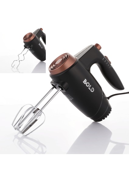 Pazaraza Bold El Mikseri Karıştırma Yoğurma Hand Mixer 5 Kademeli Hız Ayarlı