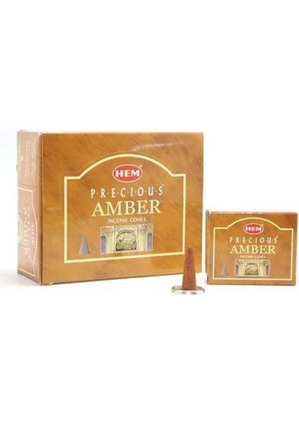 Precious Amber Aromalı Konik Tütsü