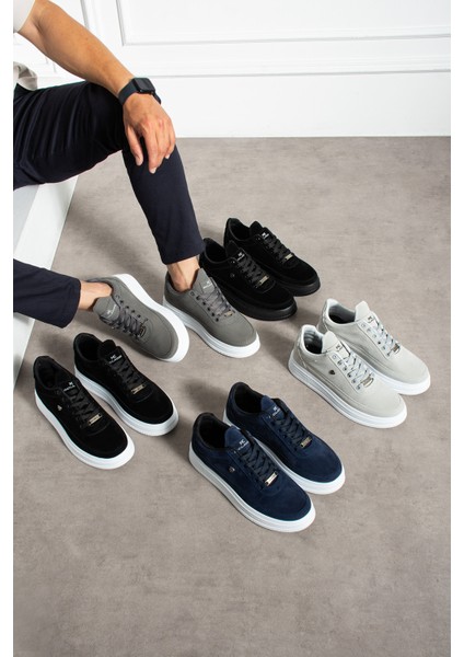 Erkek Sneaker Günlük Spor Ayakkabı Yüksek Taban - Rahat Tasarım Q7