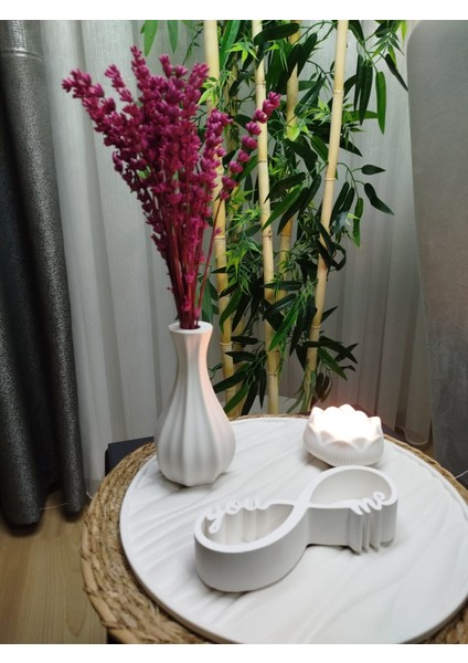 : Dekoratif Tepside Bohem Vazo ve You & Me Lotus Mumluk. modelleri