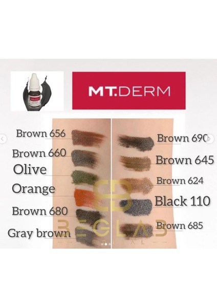 mt Derm Kalıcı Makyaj Pigmentleri