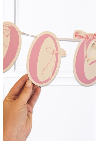 Pembe Fiyonk Iyi Ki Doğdun Banner Doğum Günü Süsü fiyatları