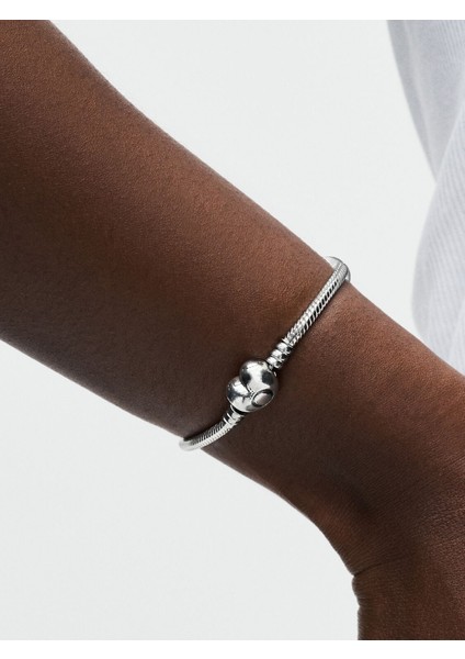 Pandora Kalp Kilit ve Yılan Zinciri Bileklik 925 Ayar Gümüş fiyatları