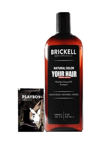 Brickell Erkeklere Özel Antibeyaz Saç Sakal Şampuanı SNMP20022 Brickell 237 ml + Yanında Jel