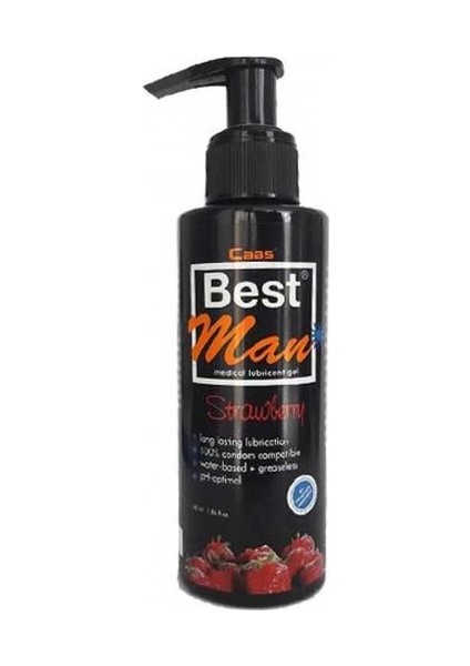 Best Man 150 ml Büyük Boy Çilekli Lubricant Jel