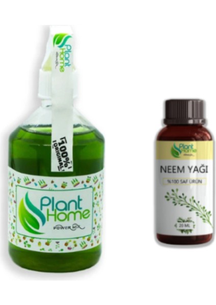 Plant Home Power Mix - Neem Yağı Bitki Bakım Avantaj Seti