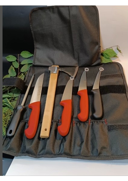 Yapımı Kılıflı Et, Ekmek, Sebze, Mutfak, Kurban Palta Bıçakları Seti Hadnmade