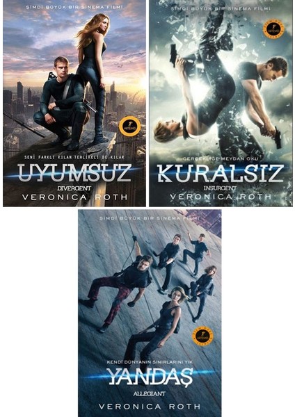 Uyumsuz Serisi: Kuralsız - Yandaş - Uyumsuz - Veronica Roth - Özel Film Baskısı