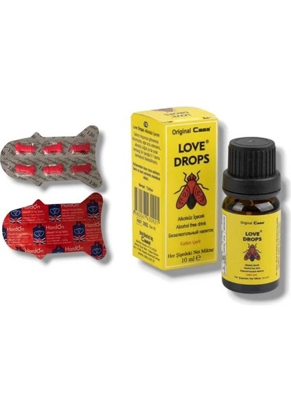 Love Drops 10 ml Kadınlara Özel Damla Seti