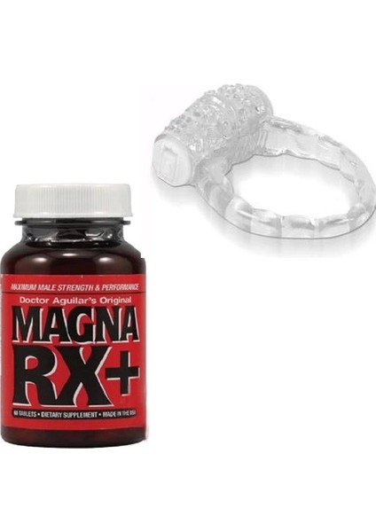 Nmc Titreşimli Penis Halkası Mgna Supplement Erkekler Için 60 Lı - 000031KI